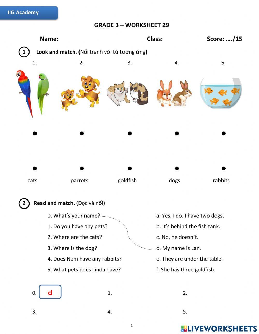IIG-Grade 3-Worksheet 29