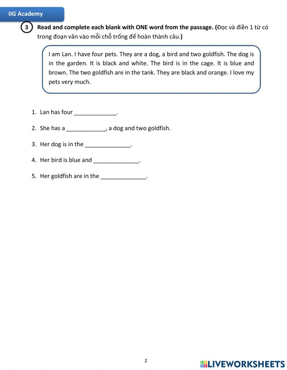 IIG-Grade 3-Worksheet 29
