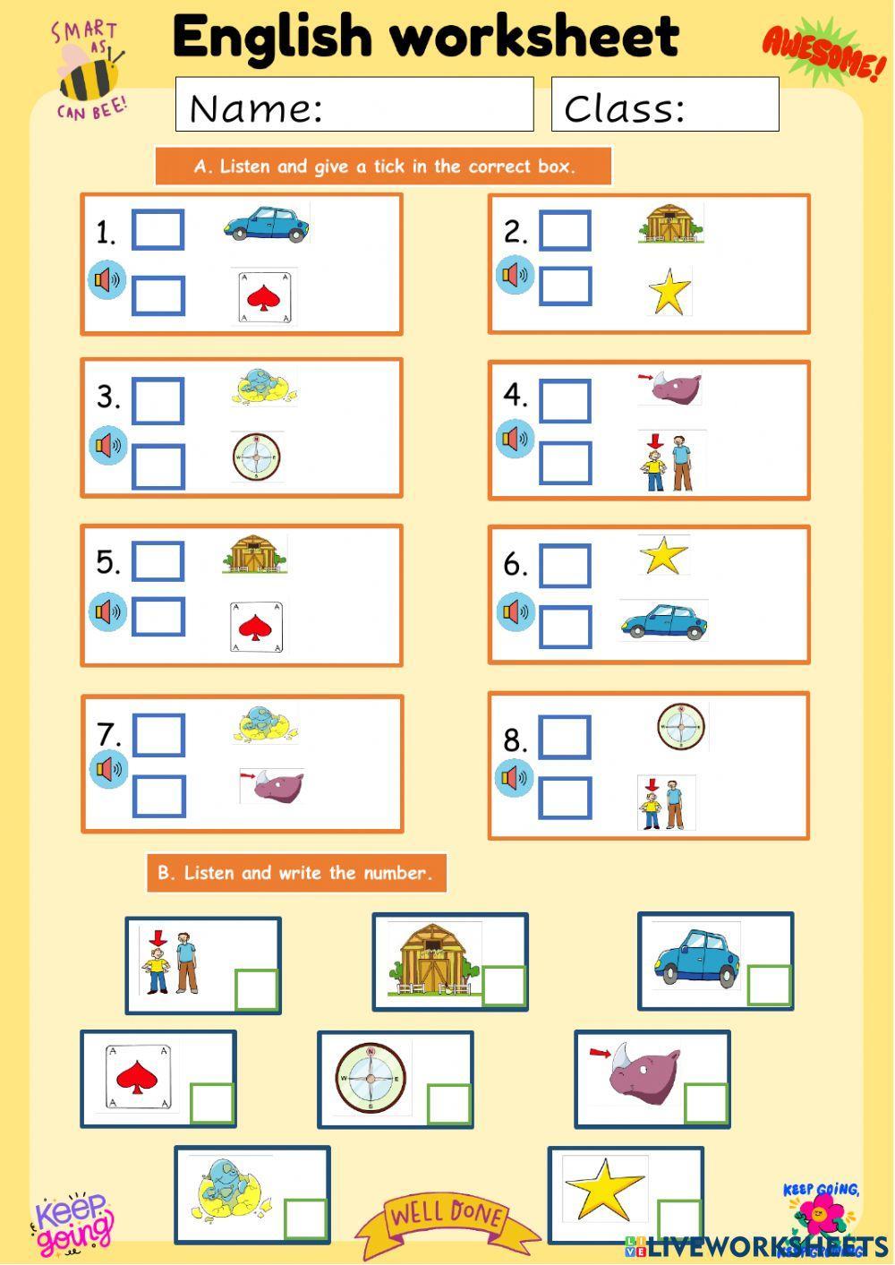 The sounds of ar and or