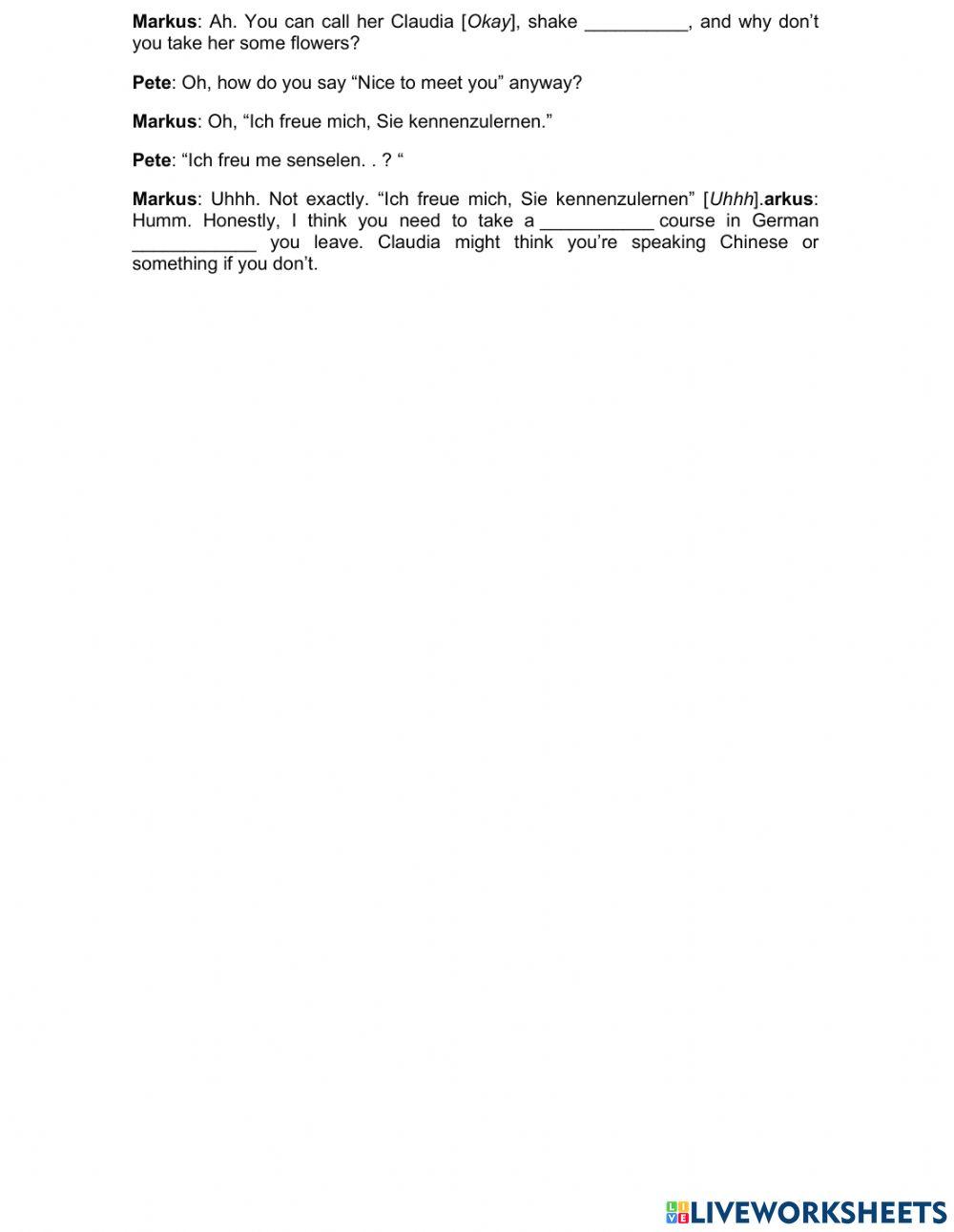 planning vacations to Germany. 