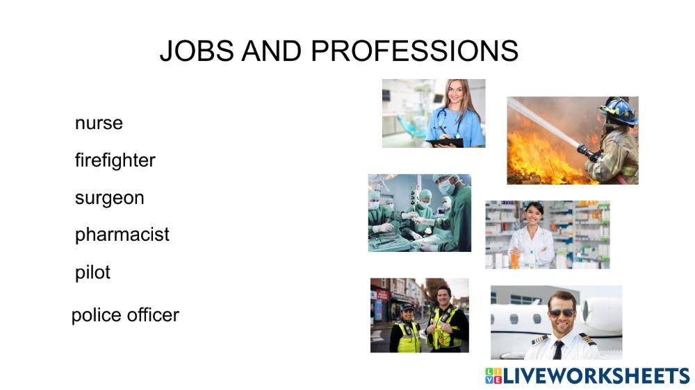 Jobs and professions