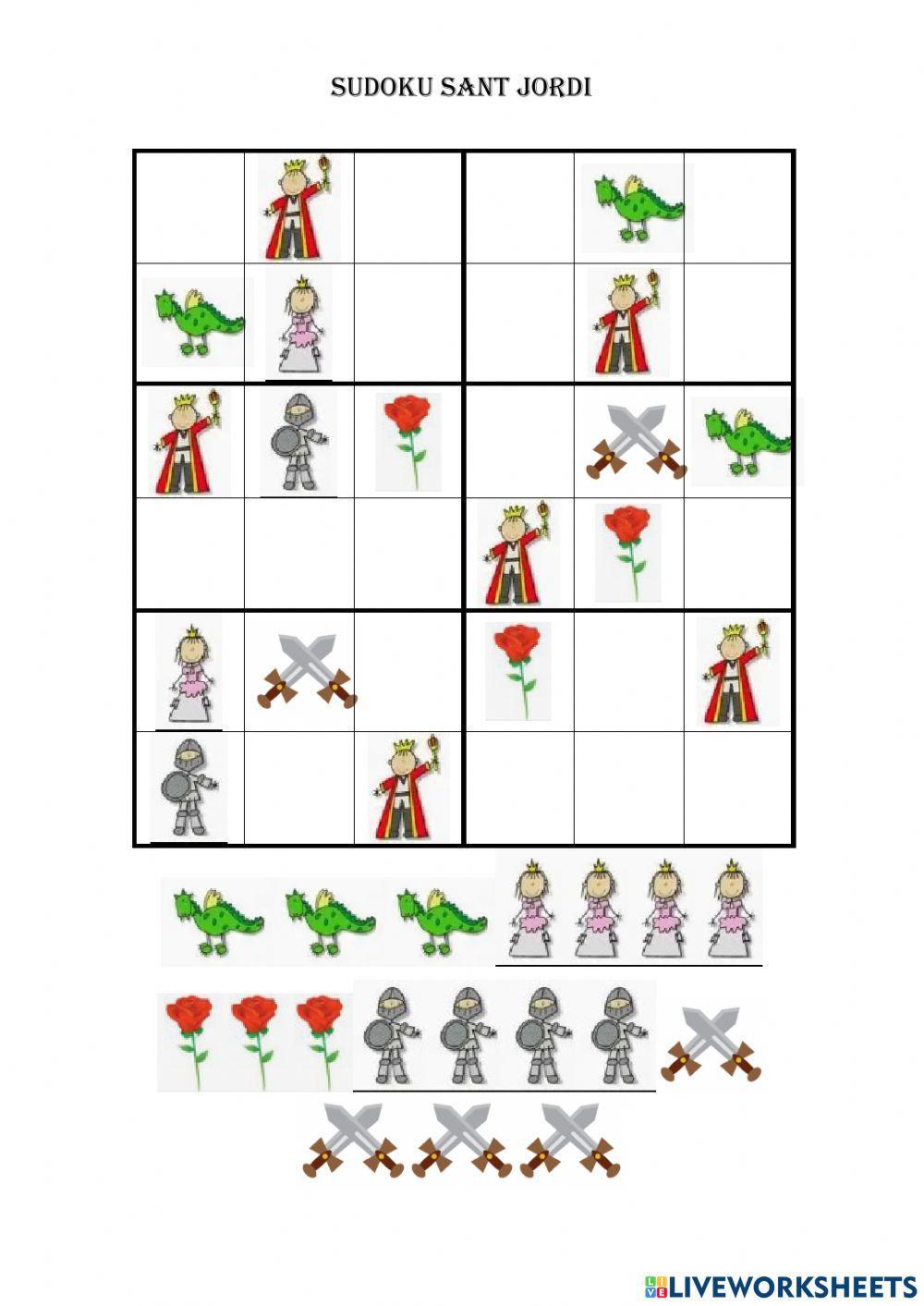 Sudoku Sant Jordi