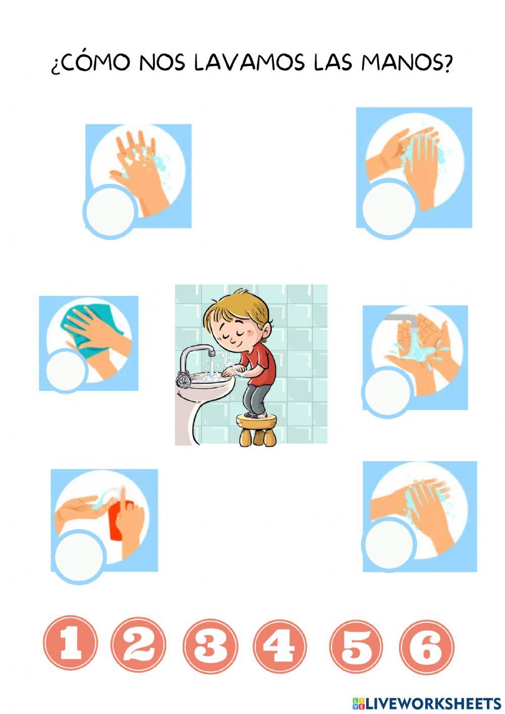 Nos lavamos las manos