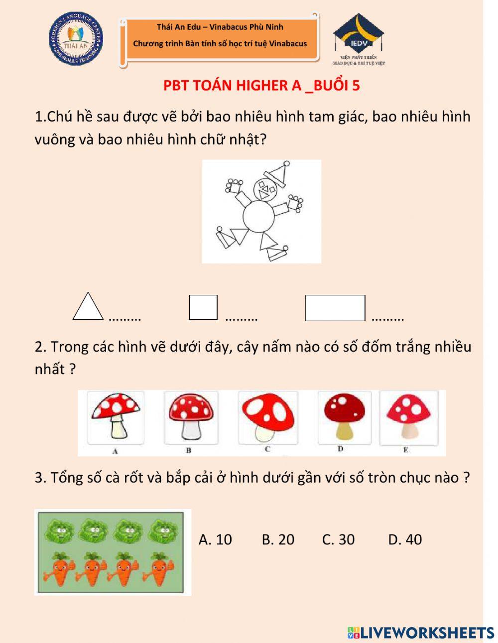 Higher A-buổi 5B