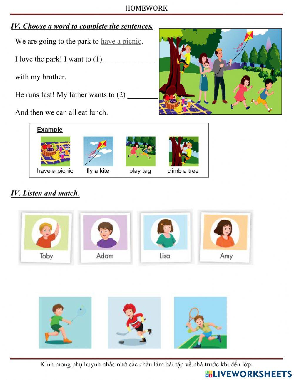 Mini test 4- grade 4