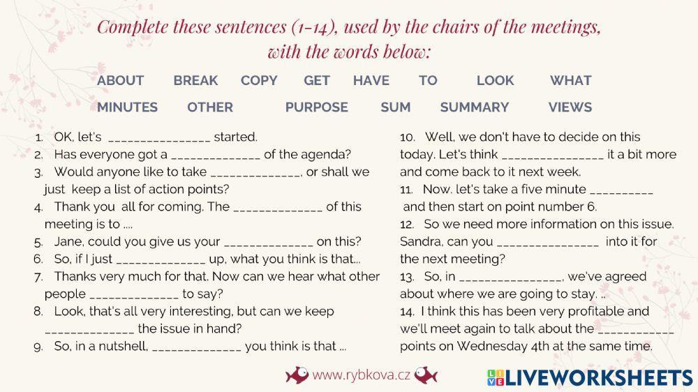 BA U4 listening (Meetings)