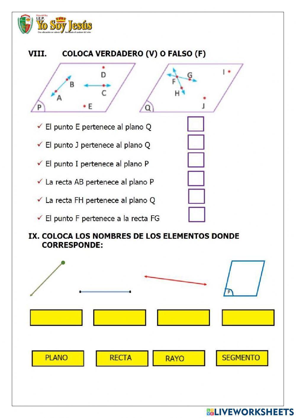Evaluación geometría