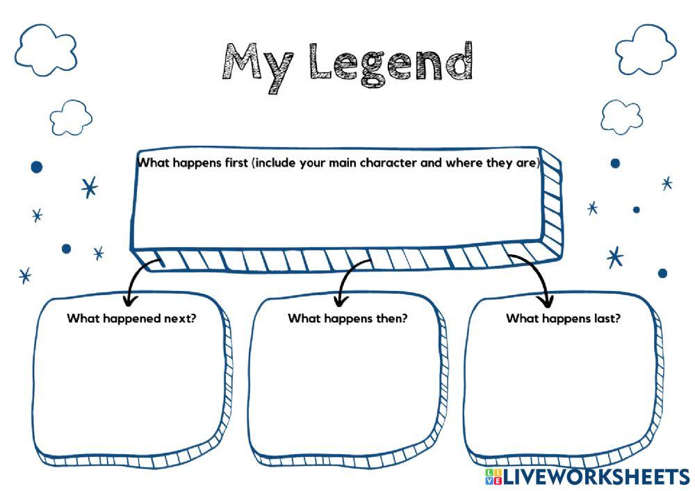 Legends Writing Organizer