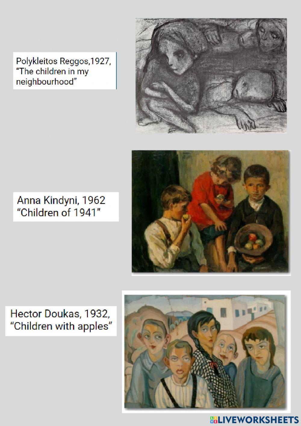 Jumbled, Greek paintings