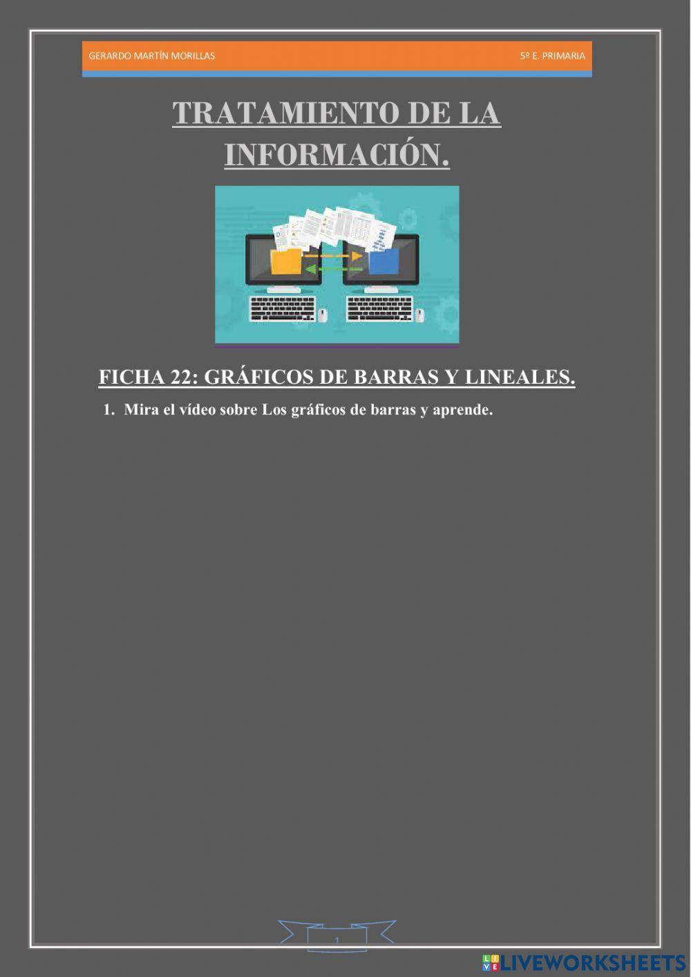 Tratamiento de la información. Ficha 22.