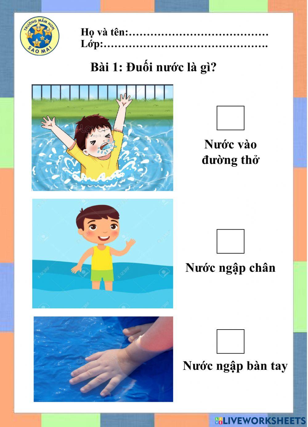 Kỹ năng phòng chống đuối nước cho trẻ