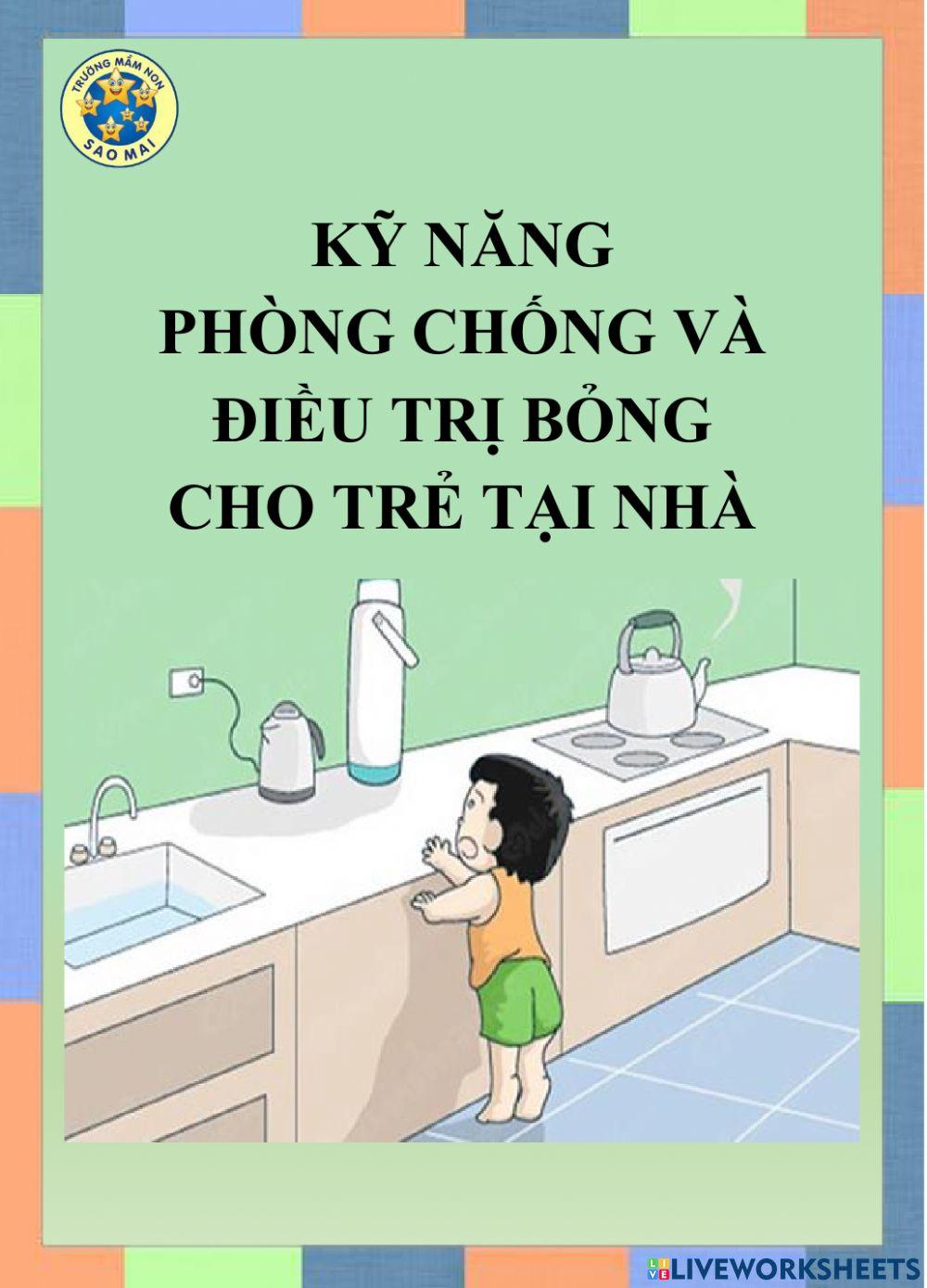 Kỹ năng phòng chống và điều trị bỏng cho trẻ tại nhà