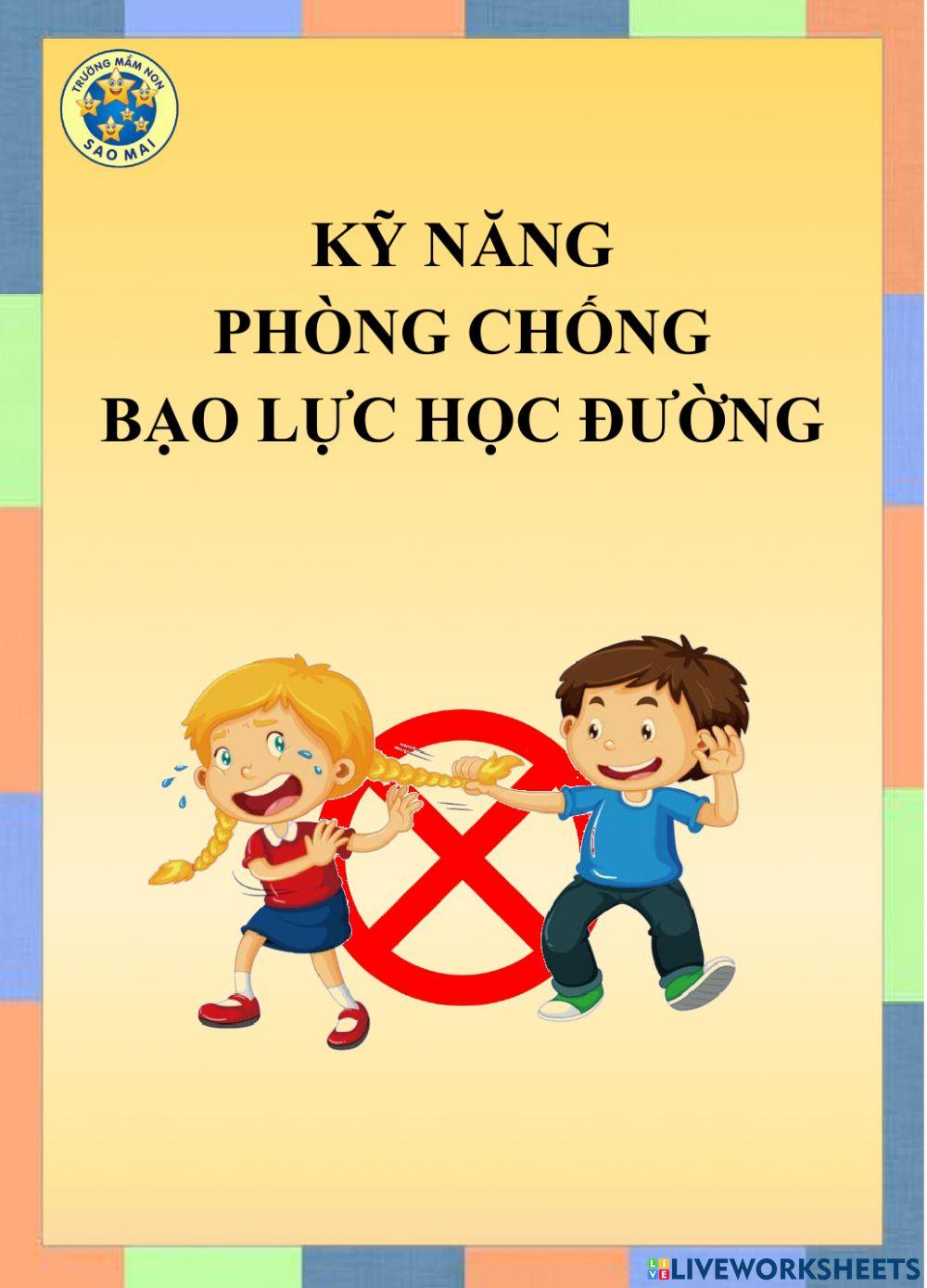Kỹ năng phòng chống bạo lực học đường