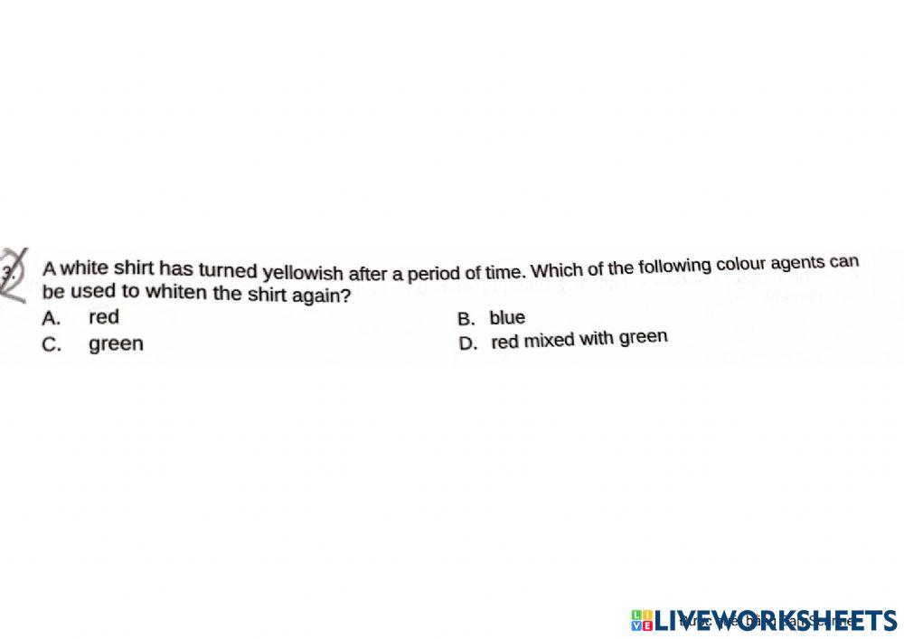 Color and dispersion revision