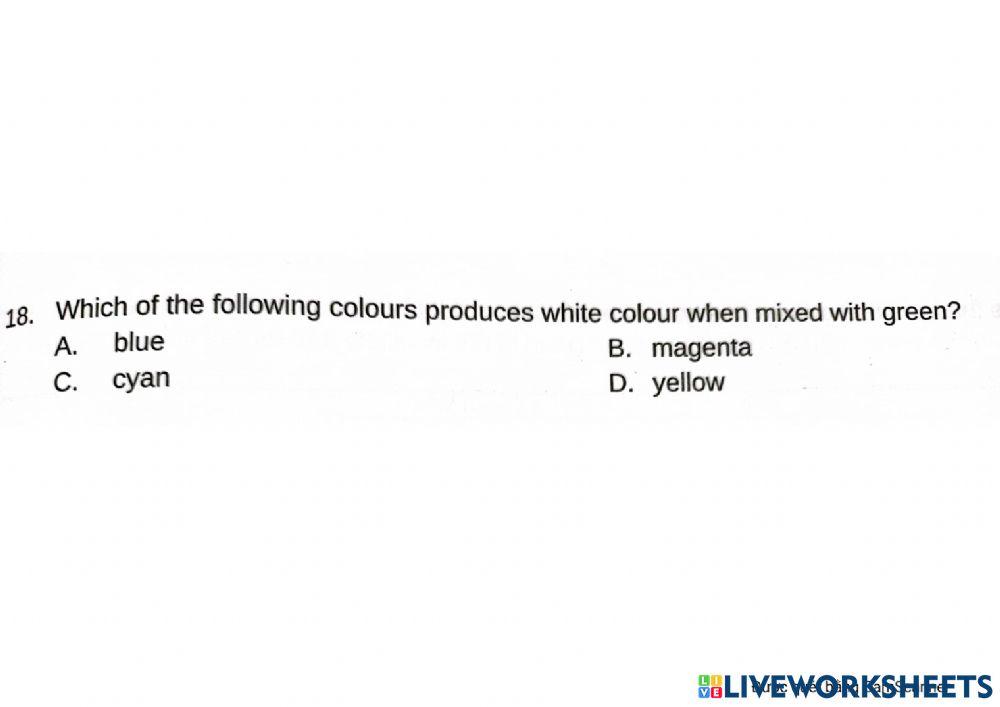 Color and dispersion revision