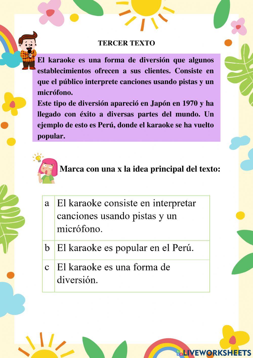 Idea principal y secundarias