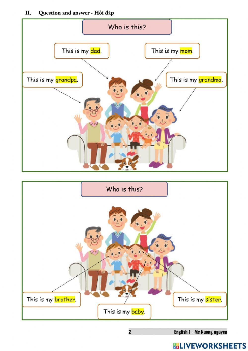 E1U6 My family -nuongnguyen