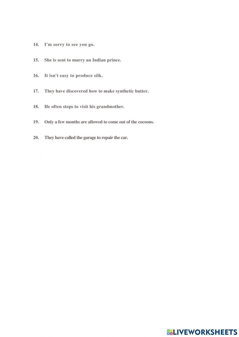 Simple Past - Simple Present