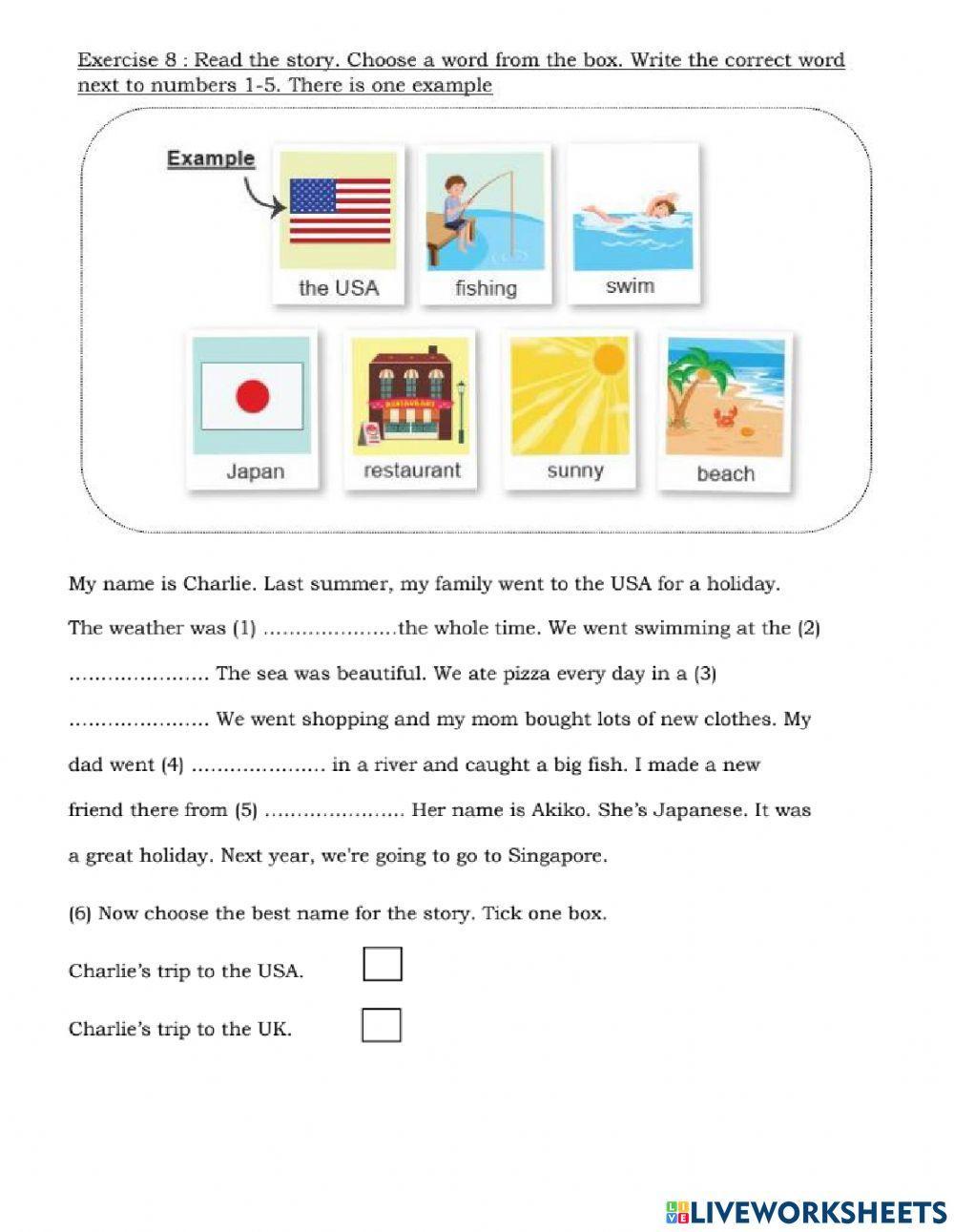 Theme 7 - The world around us