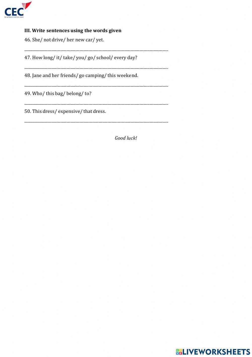 Ngữ pháp PT lớp 5