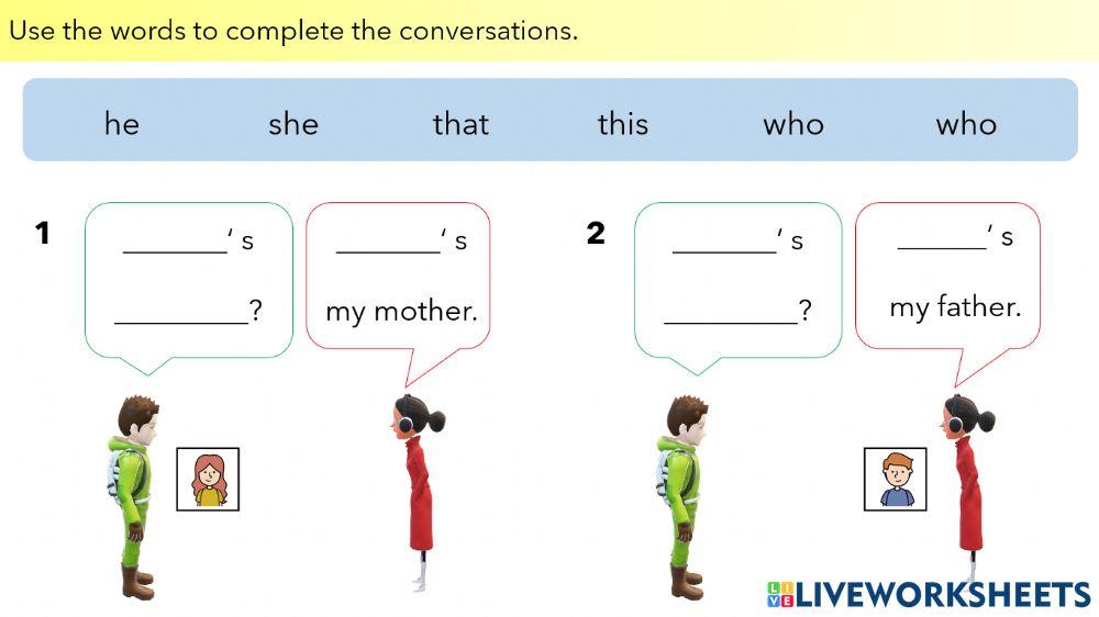 L5 - A1 - who, that, this, he, she