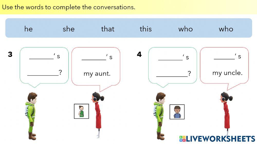 L5 - A2 - who, that, this, he, she