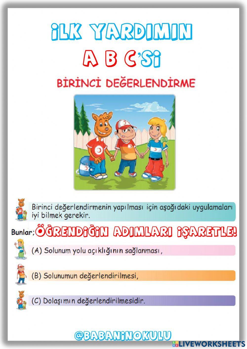 İLK YARDIM İLK YARDIM