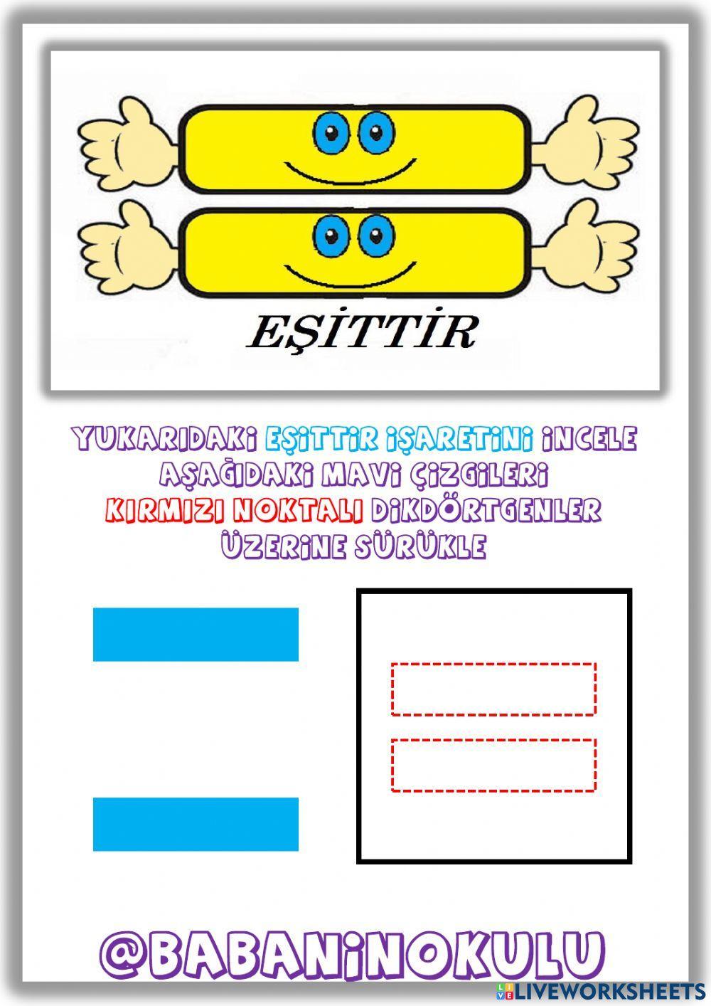 EŞİT KAVRAMI EŞİT KAVRAMI