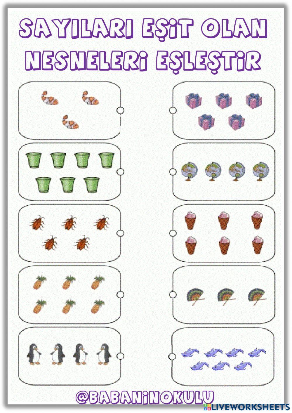 EŞİT KAVRAMI EŞİT KAVRAMI