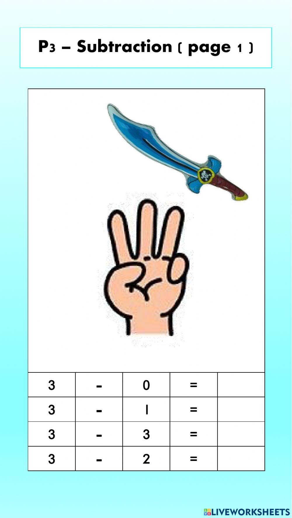 Subtraction within 10 (1) Subtraction within 10 (1)