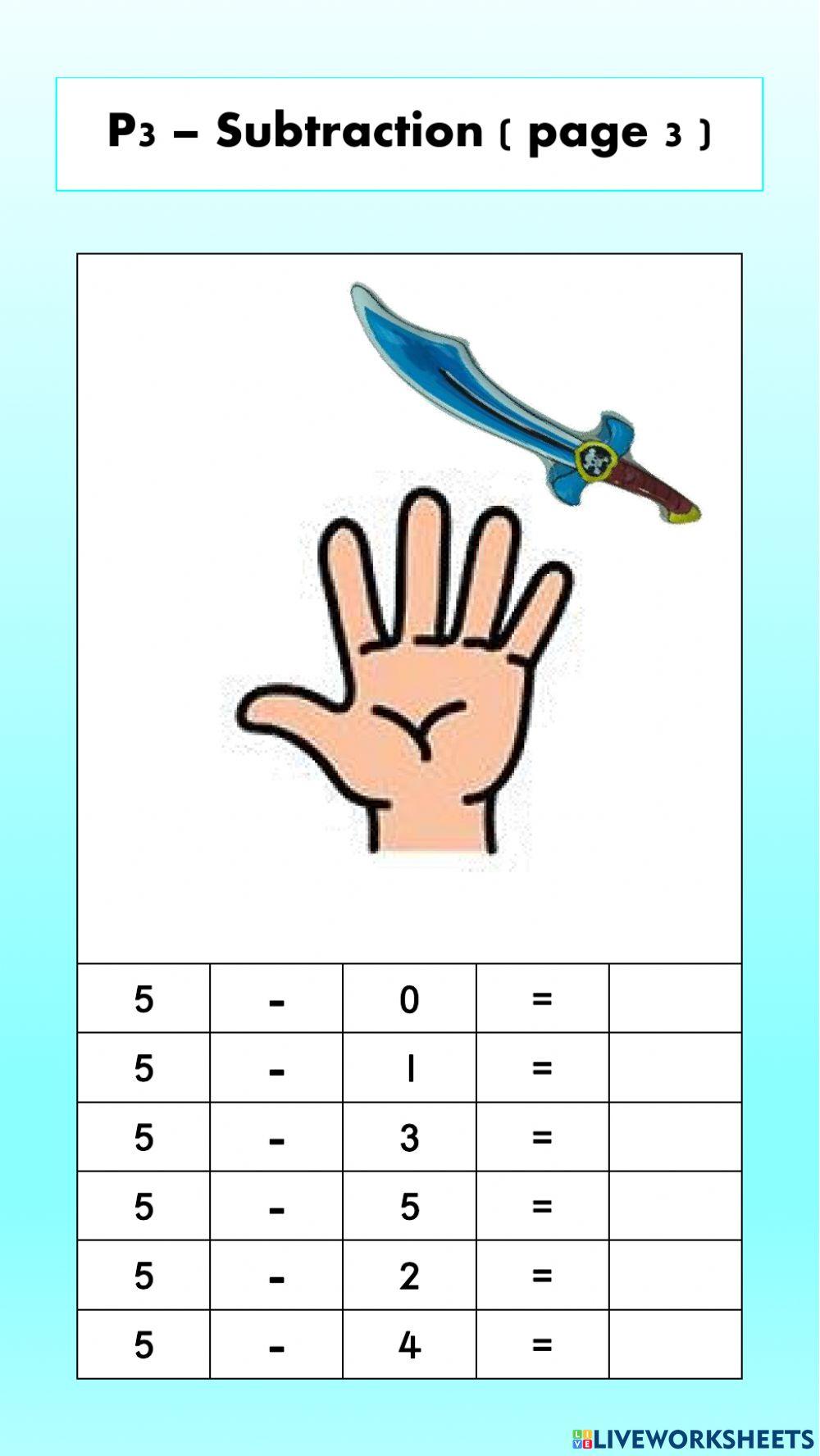 Subtraction within 10 (1) Subtraction within 10 (1)
