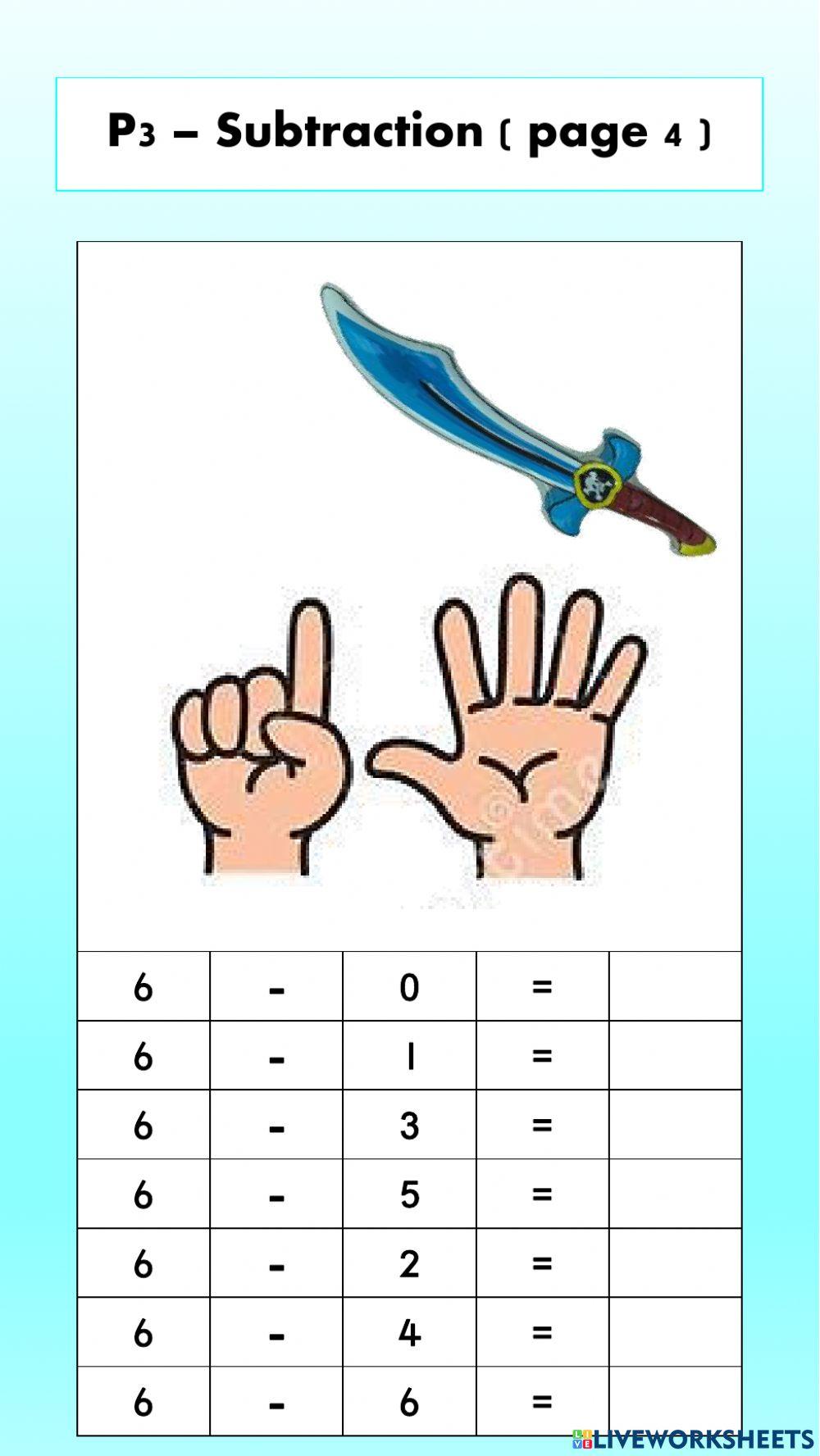 Subtraction within 10 (1) Subtraction within 10 (1)