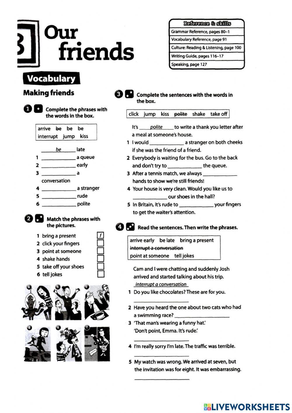 Vocabulary WB worksheet Live Worksheets