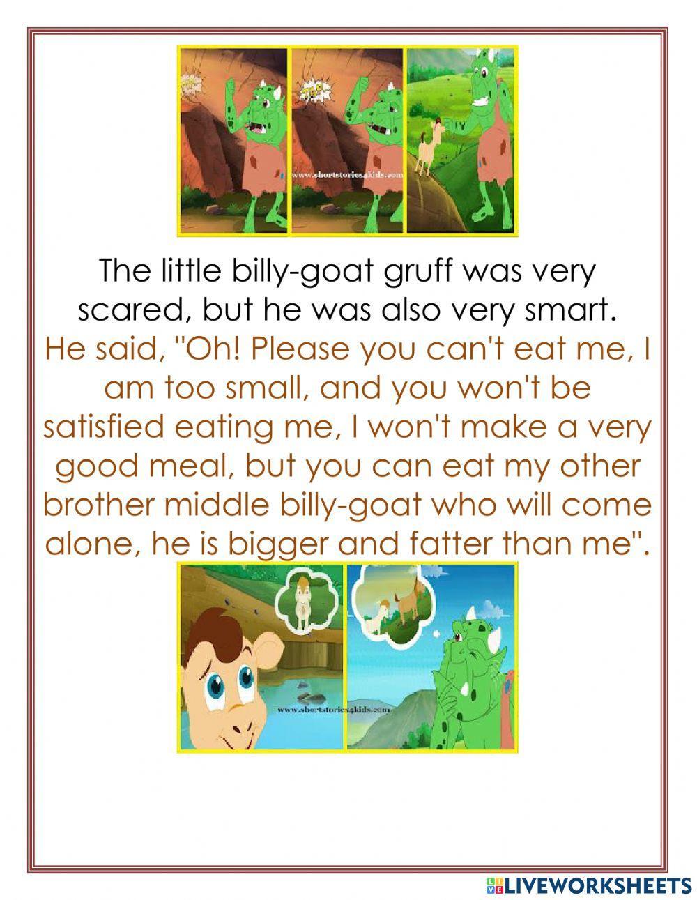 The Three Billy Goats Gruff prt1