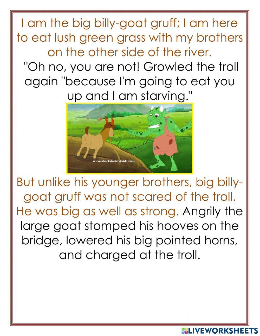 The Three Billy Goats Gruff prt 2