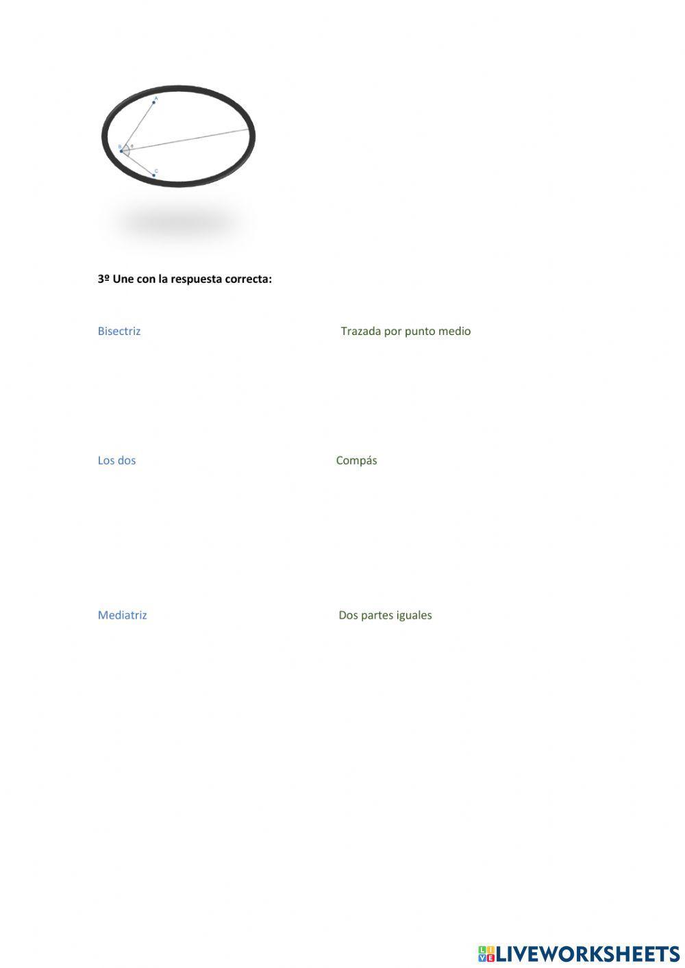 Mediatriz y bisectriz