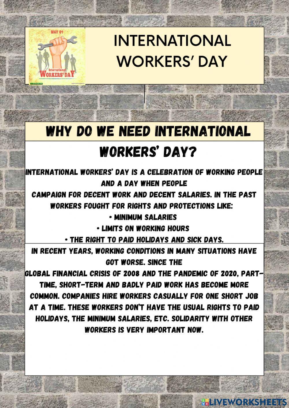 Worker-s Day