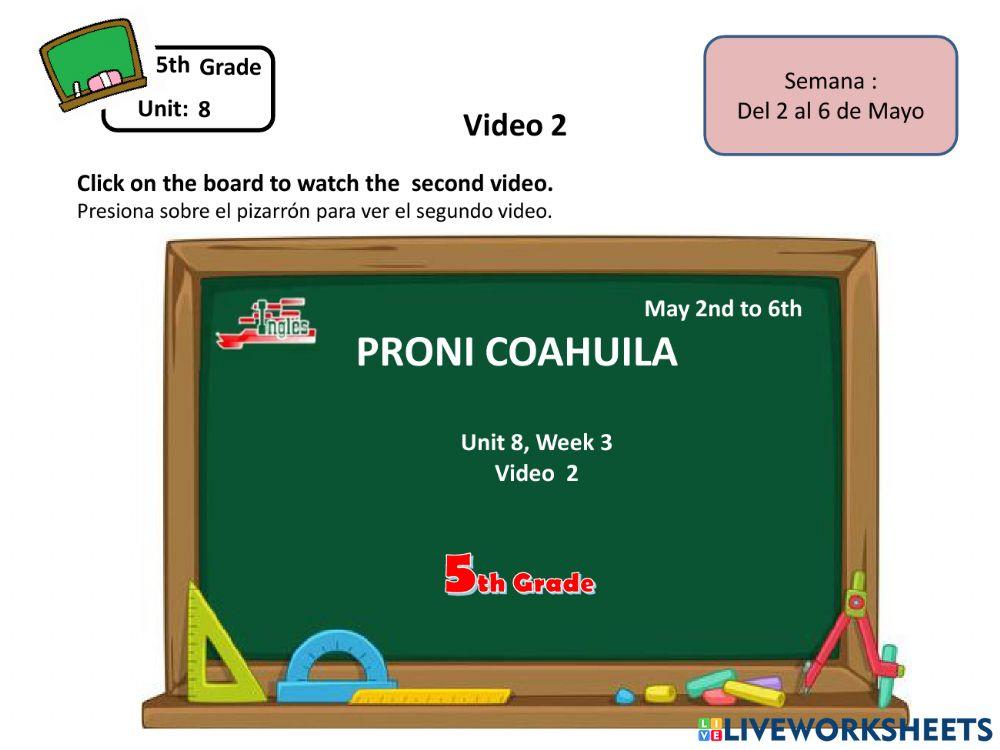 Activity 5th grade Unit 8 W3