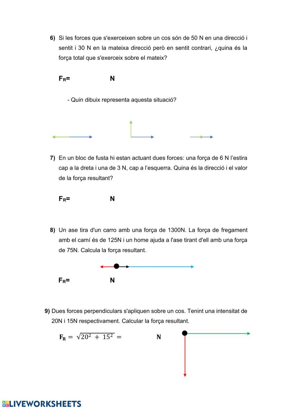 Acció de diverses forces