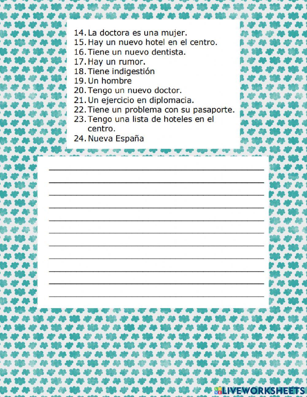 Leccion de vocabulario 2