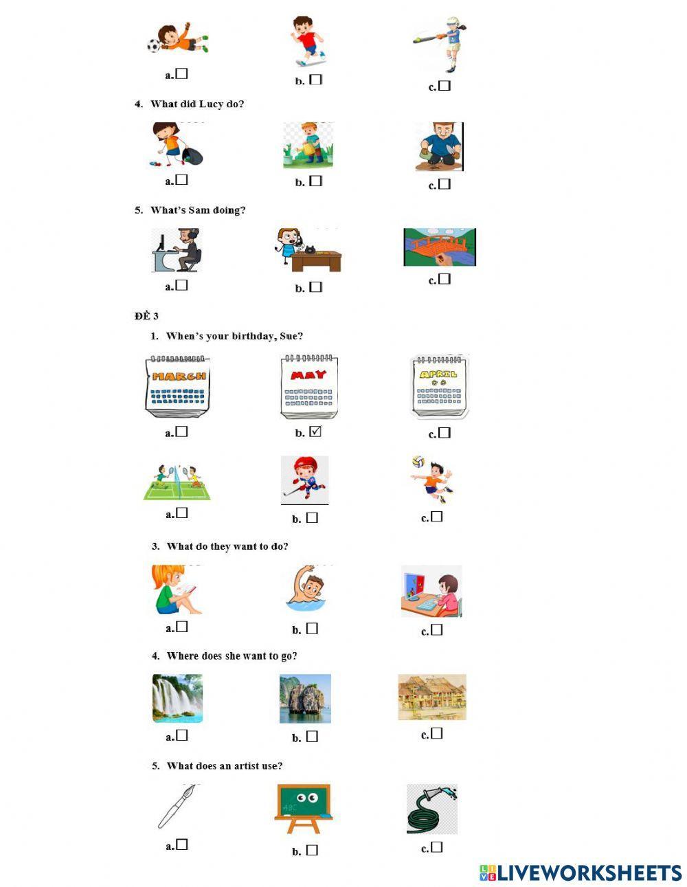 Grade 4 listening semester 2