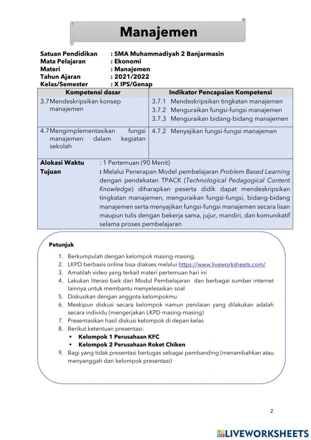 LKPD Manajemen 2 kel 1
