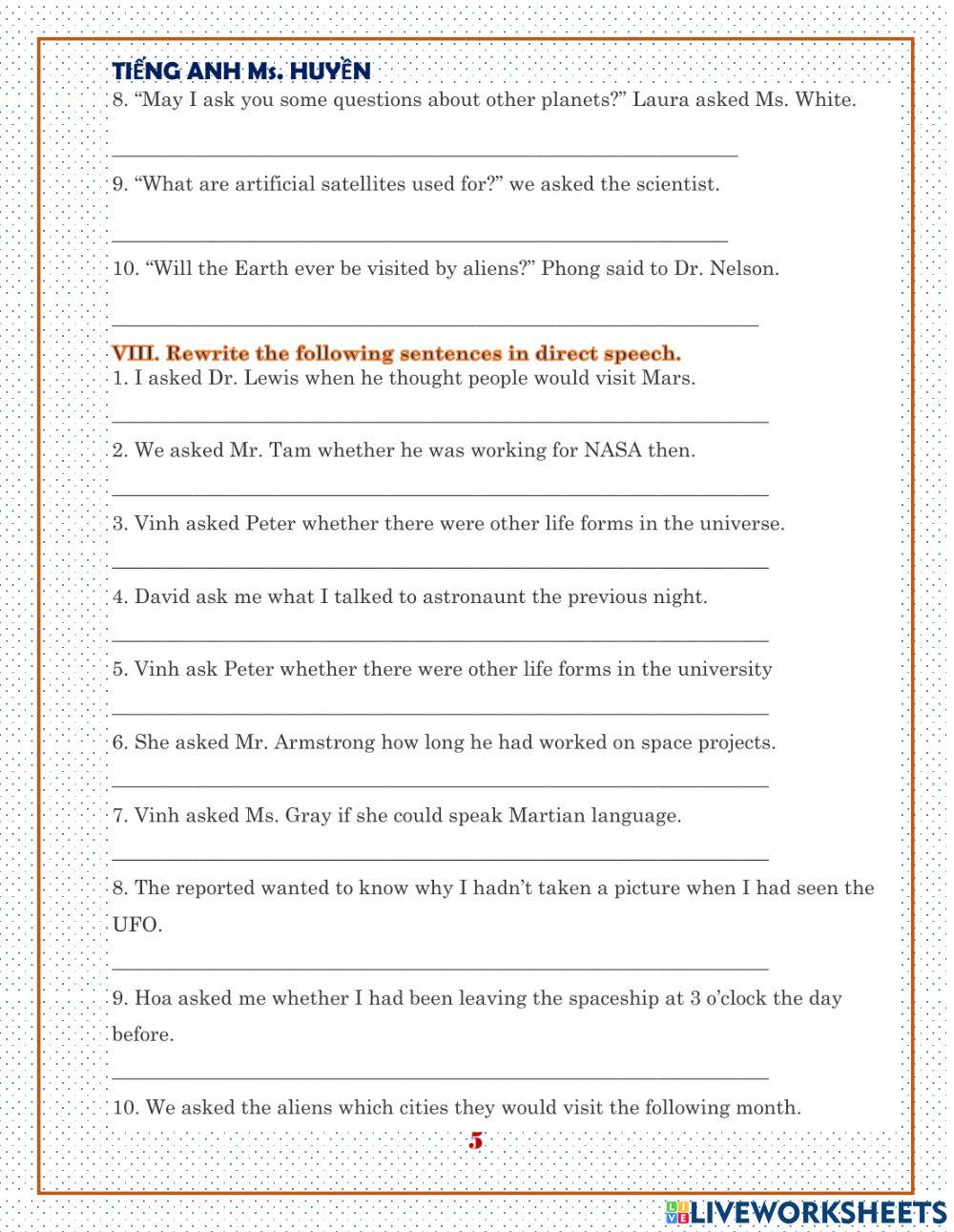 E8. unit 12. Life on other planets