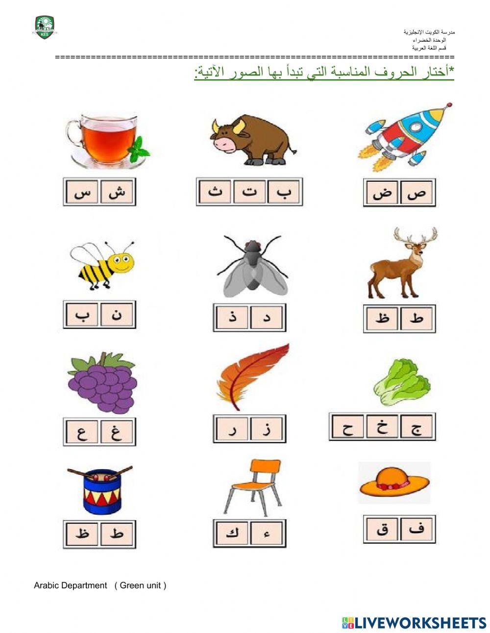 الحروف المتقاربة رسمًا