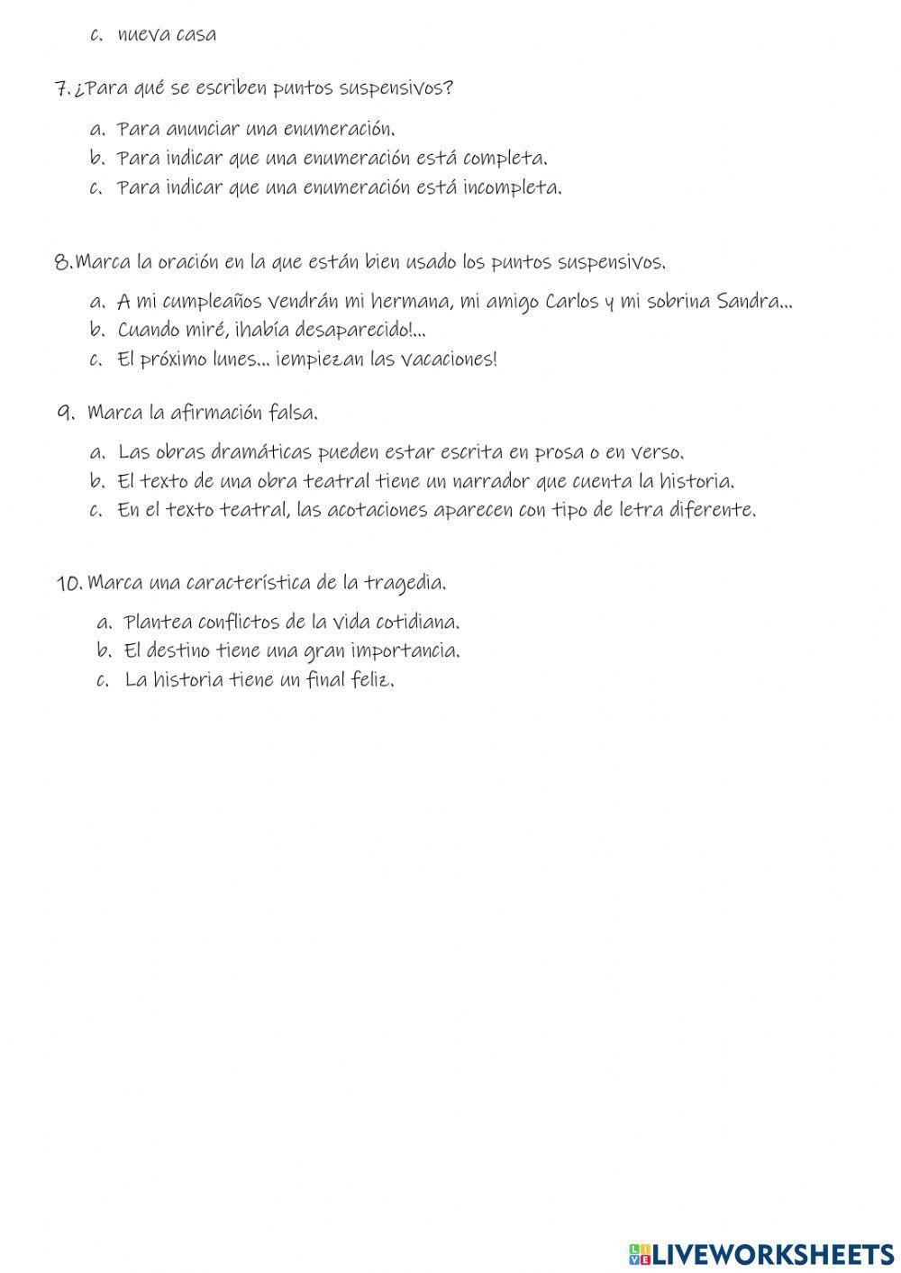 Análisis sintáctico, puntos suspensivos y el teatro Análisis sintáctico, puntos suspensivos y el teatro