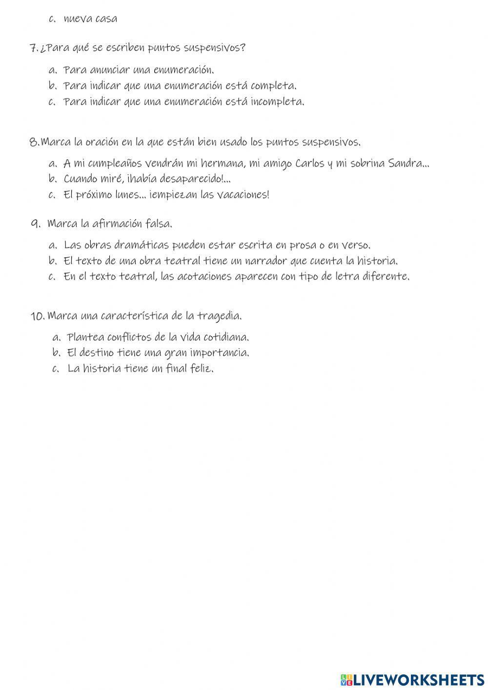 Análisis sintáctico, puntos suspensivos y el teatro