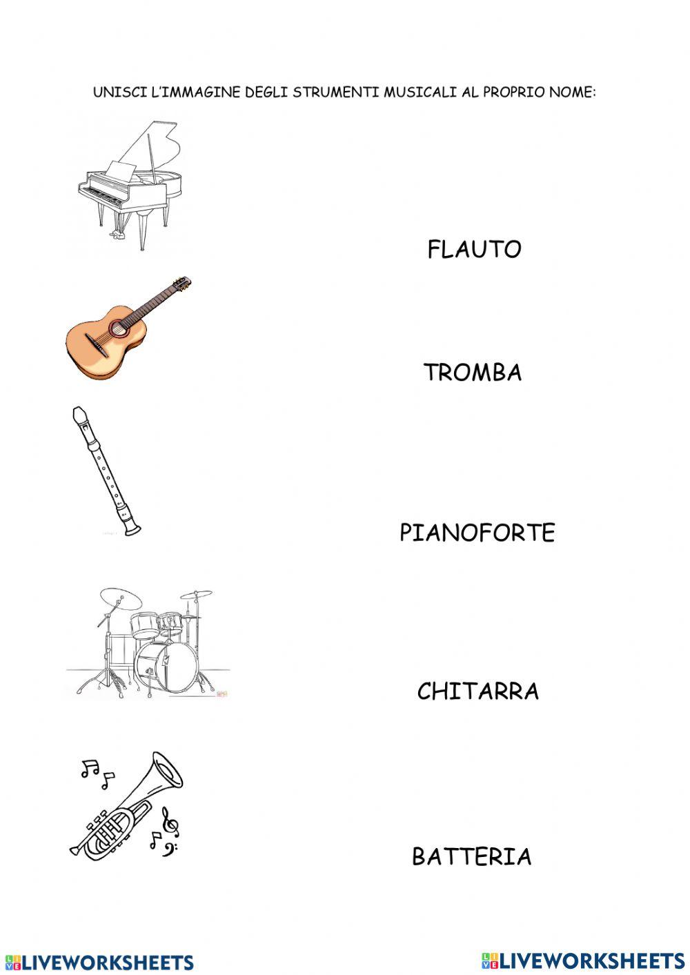 Gli strumenti musicali