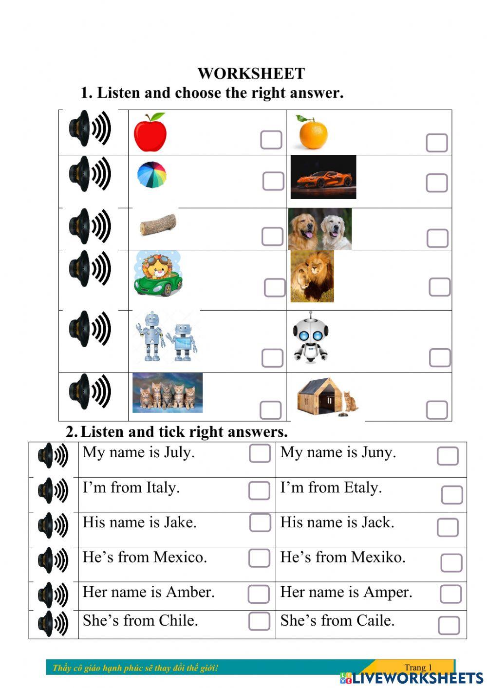 Review Semester II - Academy star 1