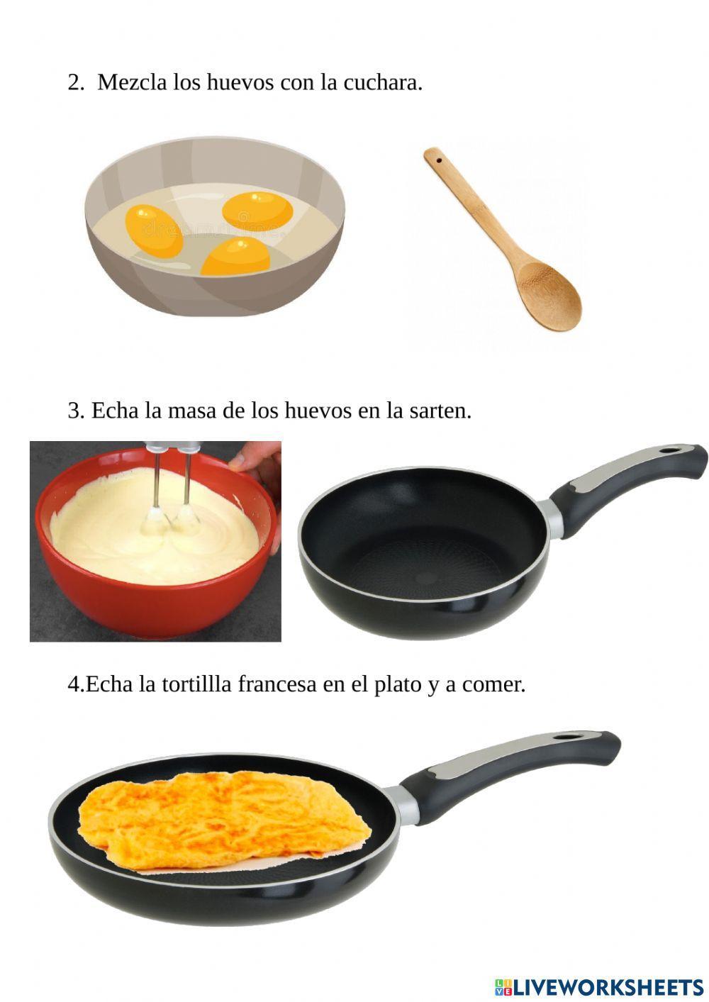 Aprendo a cocinar tortilla frances