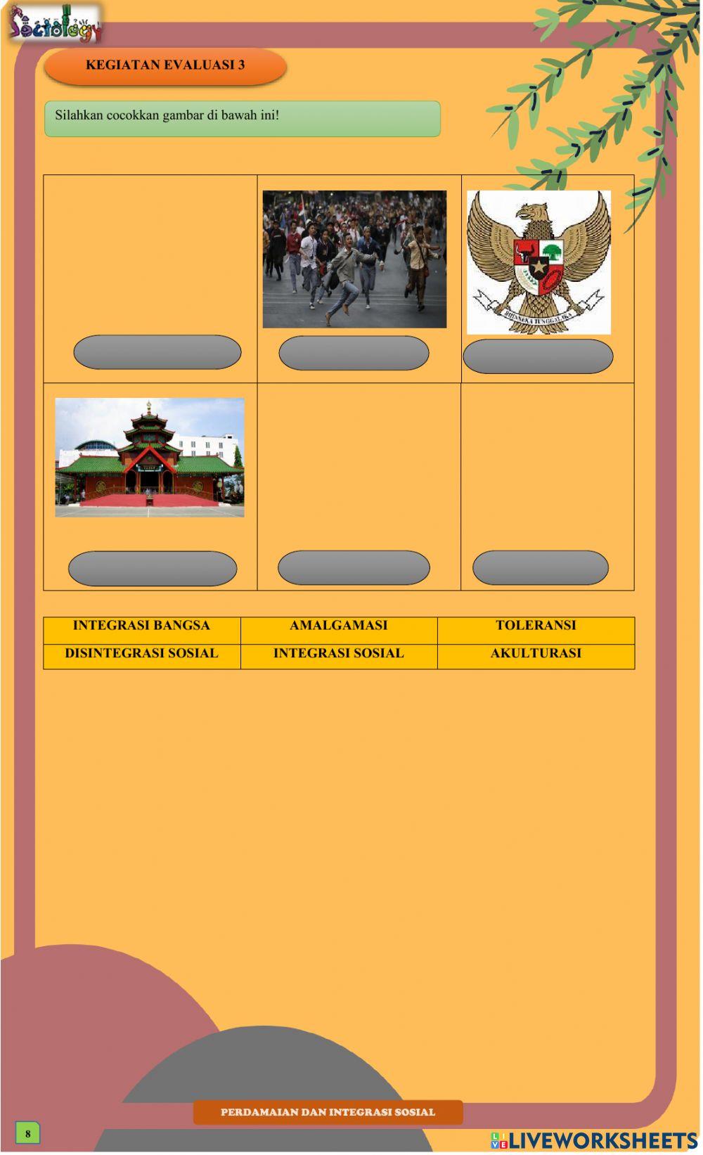LKPD perdamaian dan Integrasi sosial finish